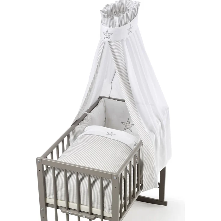Schardt Himmelset für Wiege Wiegenset Stern beige