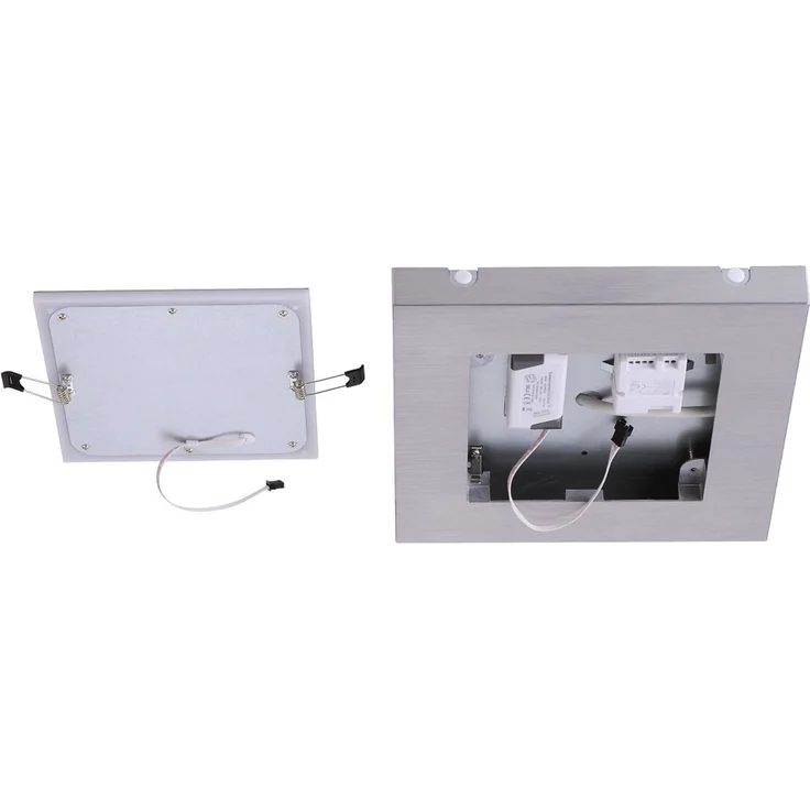 LED Deckenlampe, Aluminium, silber, warmweiß, L 30 cm – Bild 12