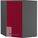 Eckhängeschrank Fame-Line Bordeaux Hochglanz 57 cm Vicco