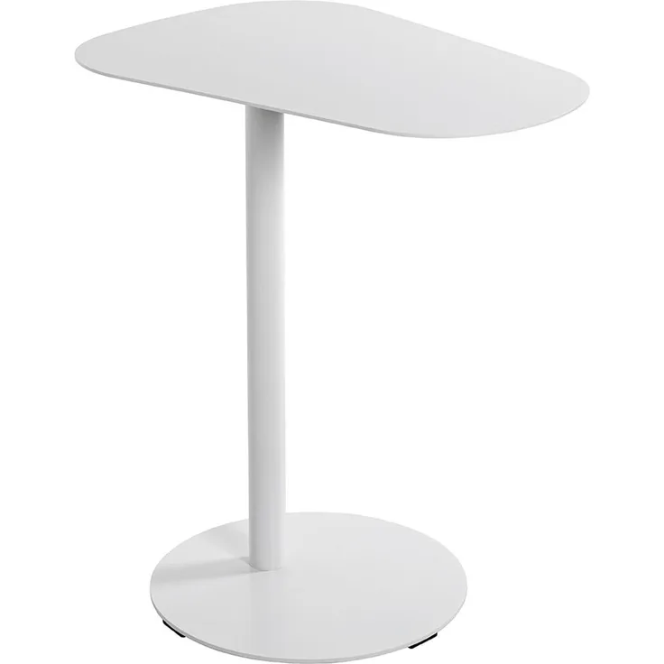 Beistelltisch >52397< in weiß, Metall - 53x60x38cm (BxHxT)