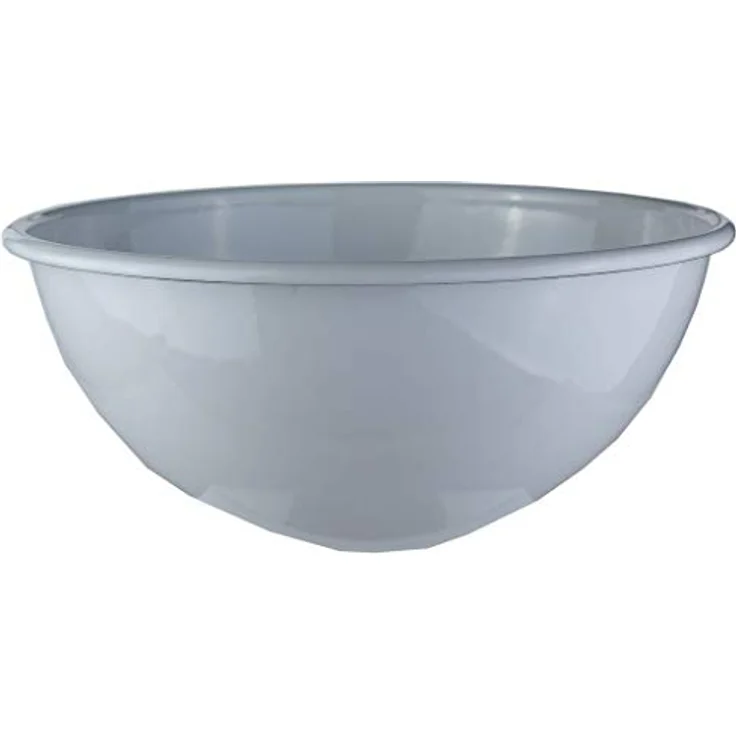 Riess Obst und Salatschüssel Emaille Weiß 26cm – Bild 2