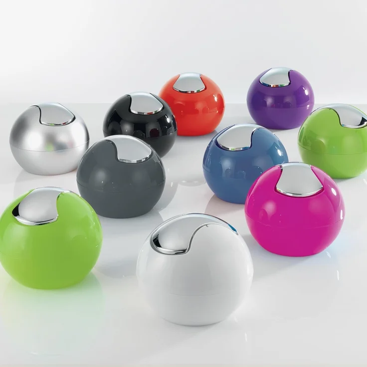 Spirella 'Bowl' Kosmetikeimer, 1 Liter, Lila – Bild 6