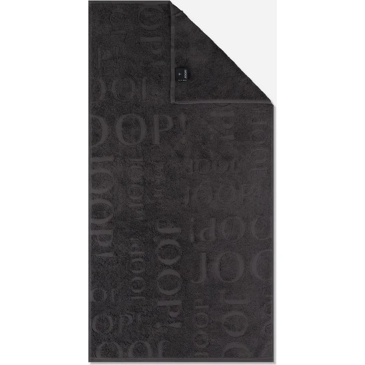 JOOP! Handtuch Joop! Handtuch Duschtuch Gästetuch Selection 1711-740 anthrazit 50x100, Walkfrottier, 100% Baumwolle