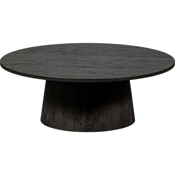 Couchtisch Ativ aus Holz Dunkelbraun, Ø 100 cm – Bild 2