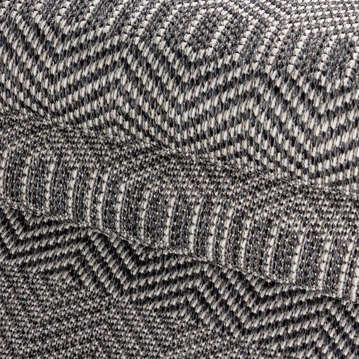 Outdoor Teppich Alessio rechteckig - 120x170 cm - Grau – Bild 6