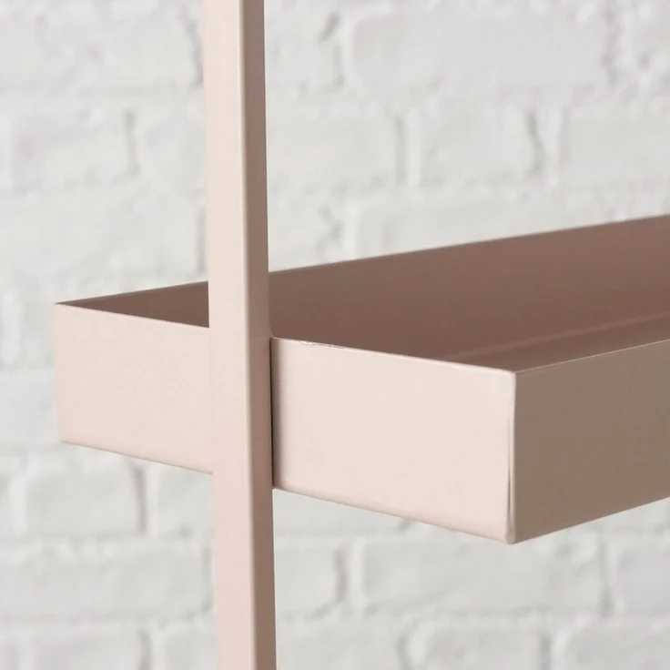 BOLTZE GRUPPE GmbH Etagere JAGO, H 38,5 cm, Beige, pulverbeschichtet, Eisen, (1-tlg), mit 2 Etagen und Tragegriff – Bild 1
