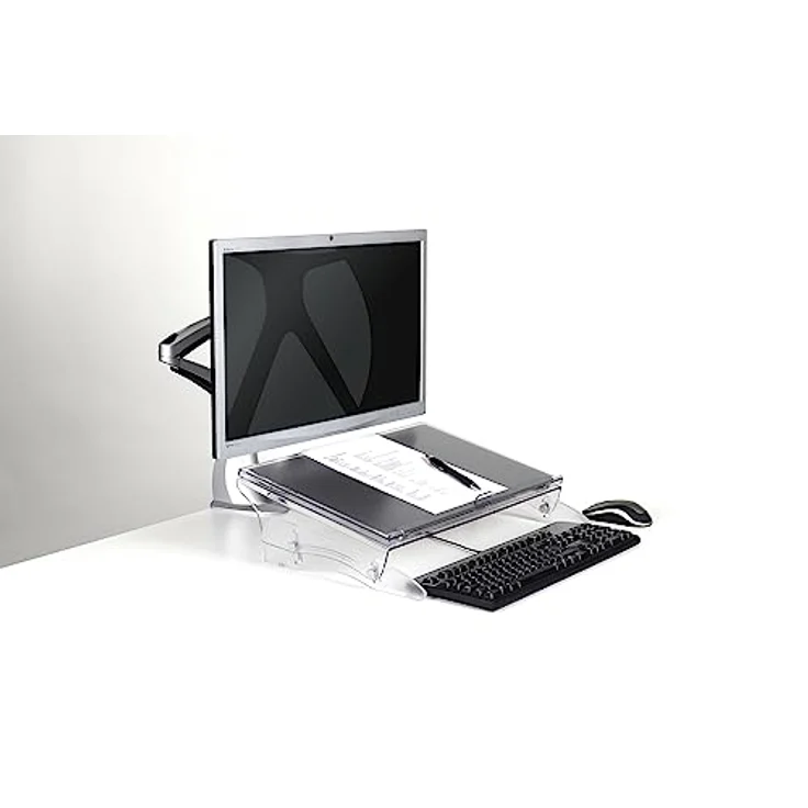 BakkerElkhuizen Dokumentenhalter Flexdesk 640 höhenverstellbar transpa – Bild 5