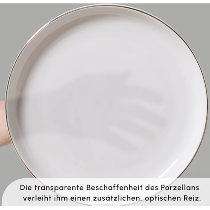 Karaca Geschirr-Set Karaca Favaro Streamline für 12 Personen Geschirrset, 56 Teilig – Bild 5