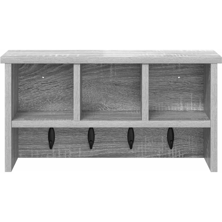 vidaXL Wandmontierter nachttisch Graues Sonoma 50 x 16 x 26 cm 874312 – Bild 5