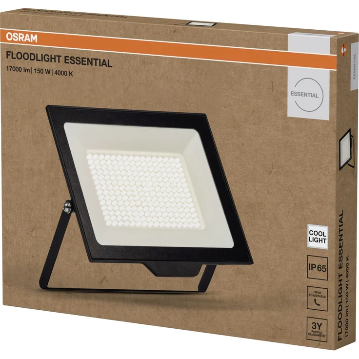 Osram Außenleuchte Floodlight Essential 150W 4000K schwarz – Bild 4