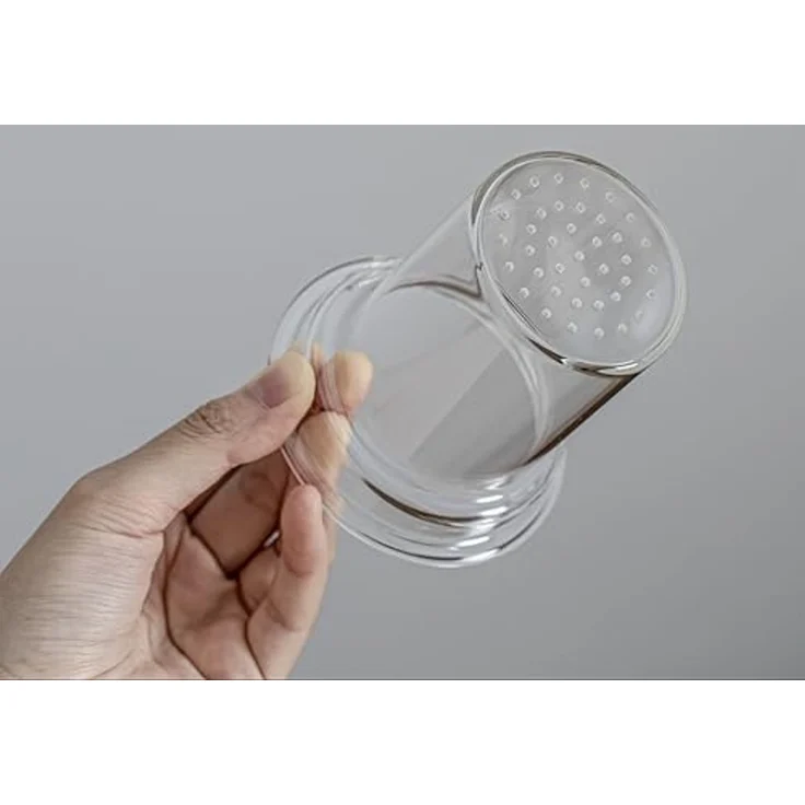 Goodwei Teeservice Teezubereiter aus Glas mit Filter und Deckel – Teetasse & Teekanne (1-tlg), 1 Personen, Borosilikatglas – Bild 5