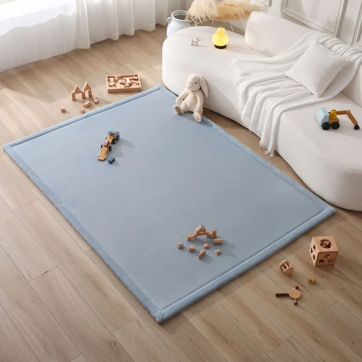 Hakuna Matte Kinderteppich mit Memory-Schaum, dicke & weiche Spielmatte 2,5 cm, Krabbelmatte, Höhe: 25 mm, Extra weich, Roll-_oder_faltbar, Hypoallergen, Schaumstoff – Bild 3