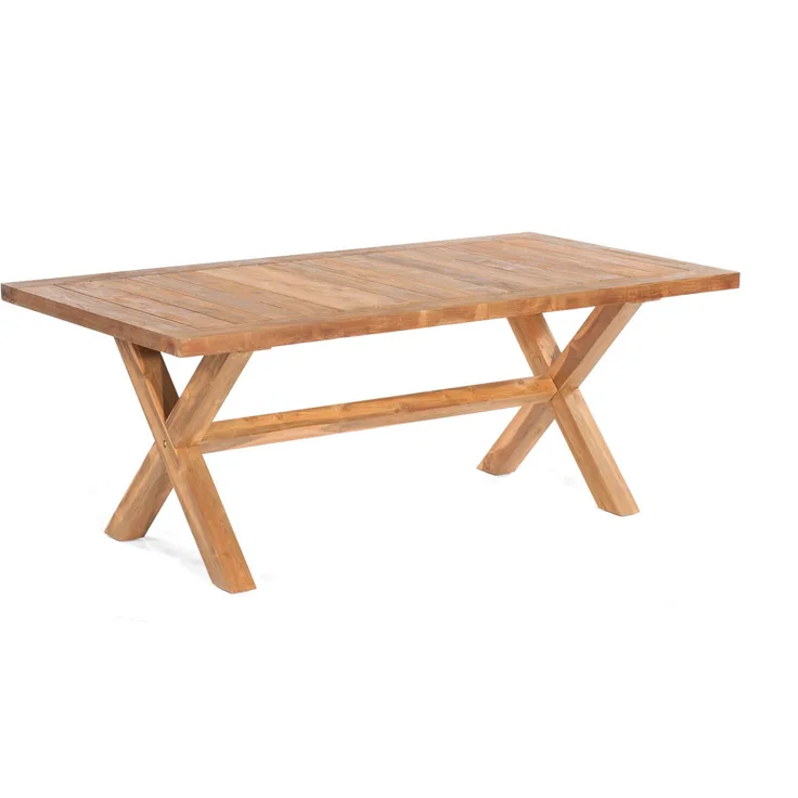 Sonnenpartner Gartentisch Stanford 200x100 cm Teakholz Old Teak Tisch Esstisch