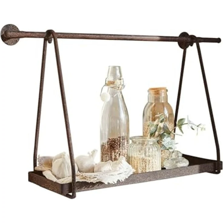 Mirabeau Wandregal Wandregal Jaquesse antikbraun – Bild 1