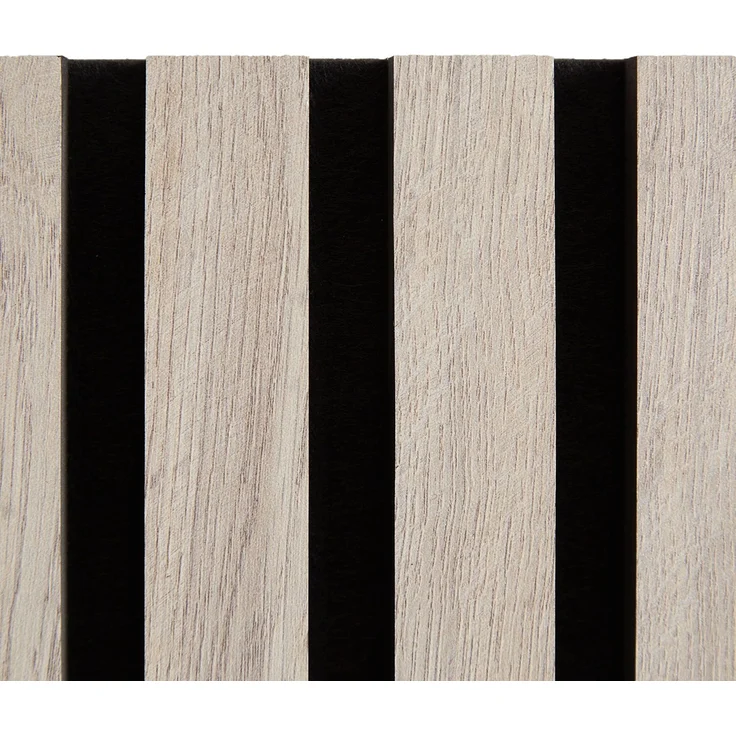 Akustikpaneele Holz 60 x 60 cm 2 Paneele Grau Wandpaneele Deckenpaneele 3D Wandpaneel Wandverkleidung Dekorpaneel – Bild 5