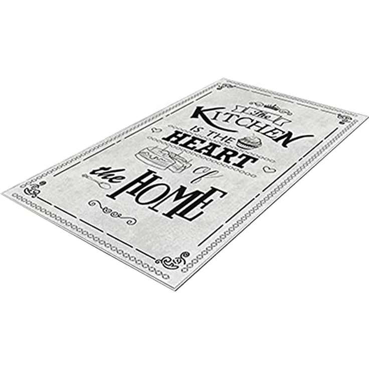 HeartOfTheHome Polyester-Teppich 100x200 cm grau – Bild 2