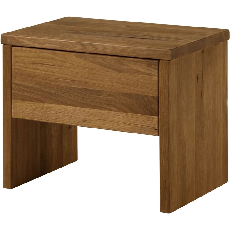 Nachttisch Wildeiche 50x35x40 tabacco geölt JANGALI #319 – Bild 1