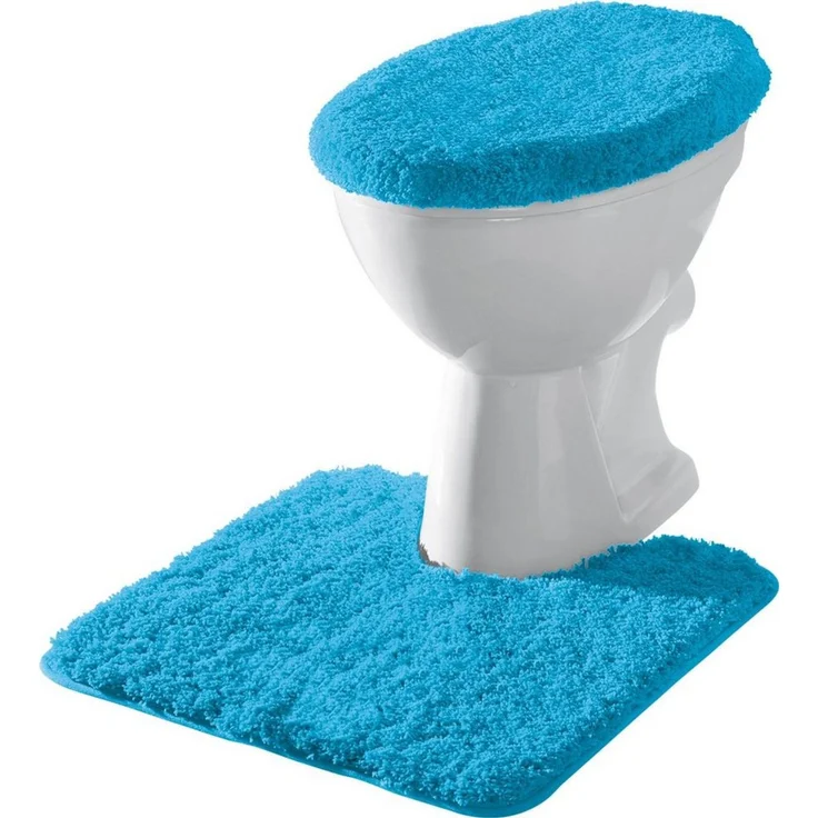 Erwin Müller WC-Deckelbezug Stand-WC-Set "Rhodos" 2-teilig, Gummizug:, Uni