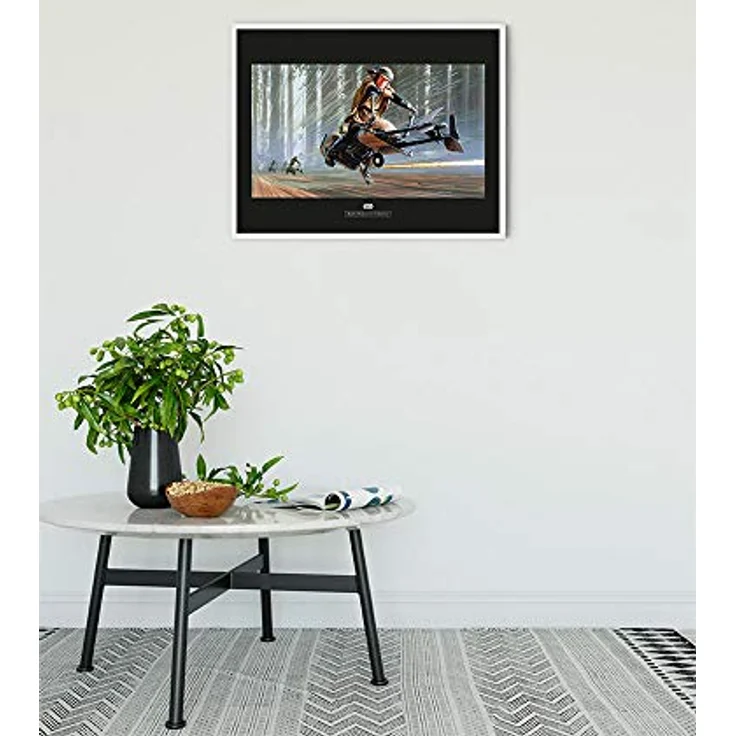 Komar Wandbild | Star Wars Classic RMQ Endor Speeder | Kunstdruck, 70 x 50 cm, für Kinder- und Jugendzimmer, hochwertiger Druck auf Premium-Poster Fotopapier, ohne Rahmen – Bild 2