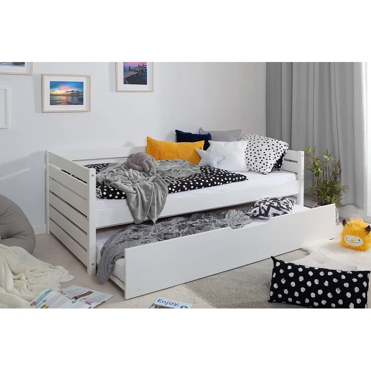Funktionsbett "Naomi" 100x200 Kiefer massiv inkl. Schubkästen nach Wahl – Bild 2