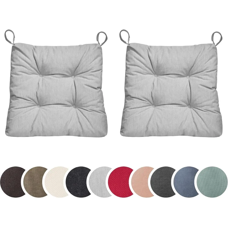 sleepling Stuhlkissen Eva, für Indoor und Outdoor, mit Klettverschluss, abriebfest und langlebig – Bild 1