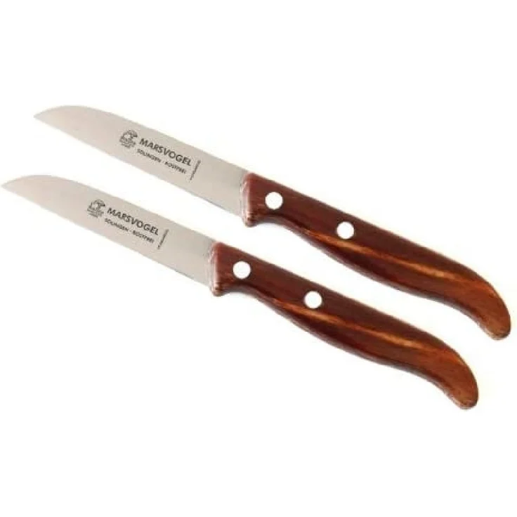 Schälmesser 3" gerade Klinge 2 Stück Gerlinol Messer 813001 Marsvogel Solingen /// Küchenmesser Gemüsemesser Kartoffelschälmesser