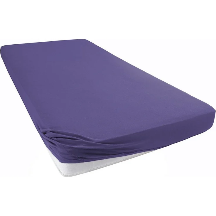 Visaggio Spannbettlaken Jersey aus 100% Baumwolle Spannbetttuch Bettlaken, Jersey, Gummizug: rundum, Spannbettlaken, für Matratzenhöhen bis 22 cm, Steghöhe 30 cm – Bild 3