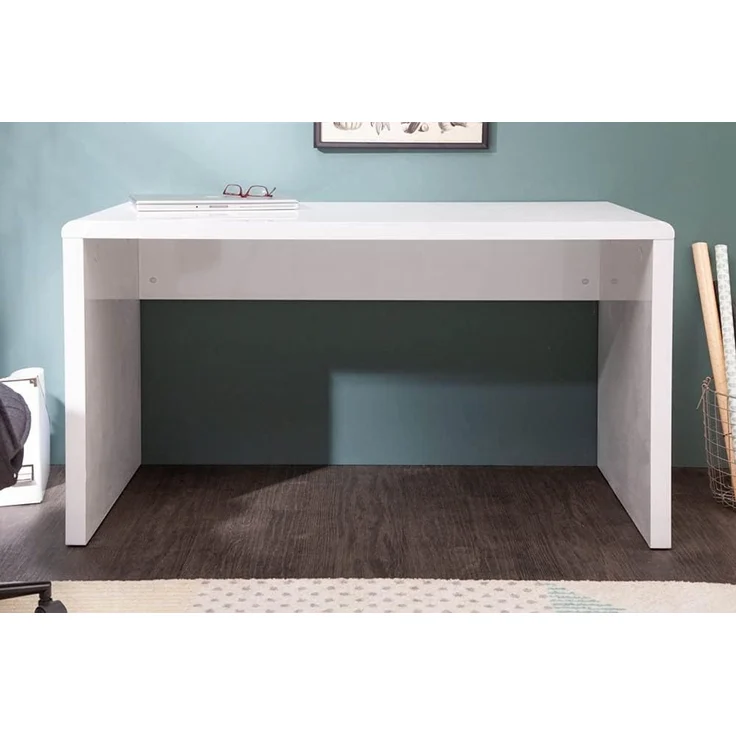 riess-ambiente Schreibtisch FAST TRADE 120cm weiß, Arbeitszimmer · Hochglanz · Modern Design · Home Office – Bild 4