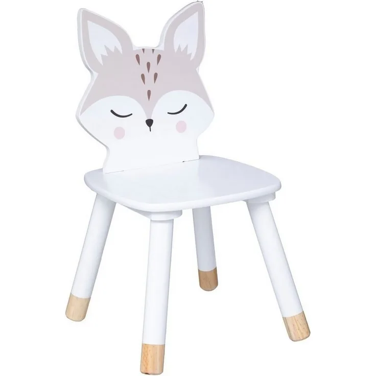 Kinderstuhl FUCHS, mit Beinen aus Kiefernholz, 52,5 cm