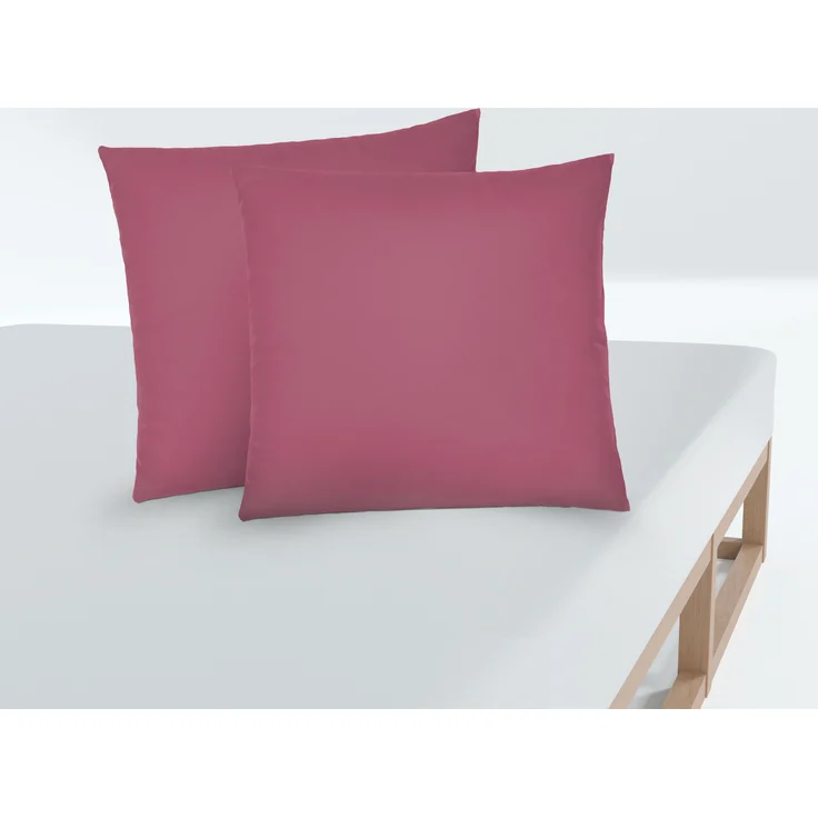biberna Feinjersey-Spannbetttuch 0077144, brombeer, 2x 40x40cm – Bild 3