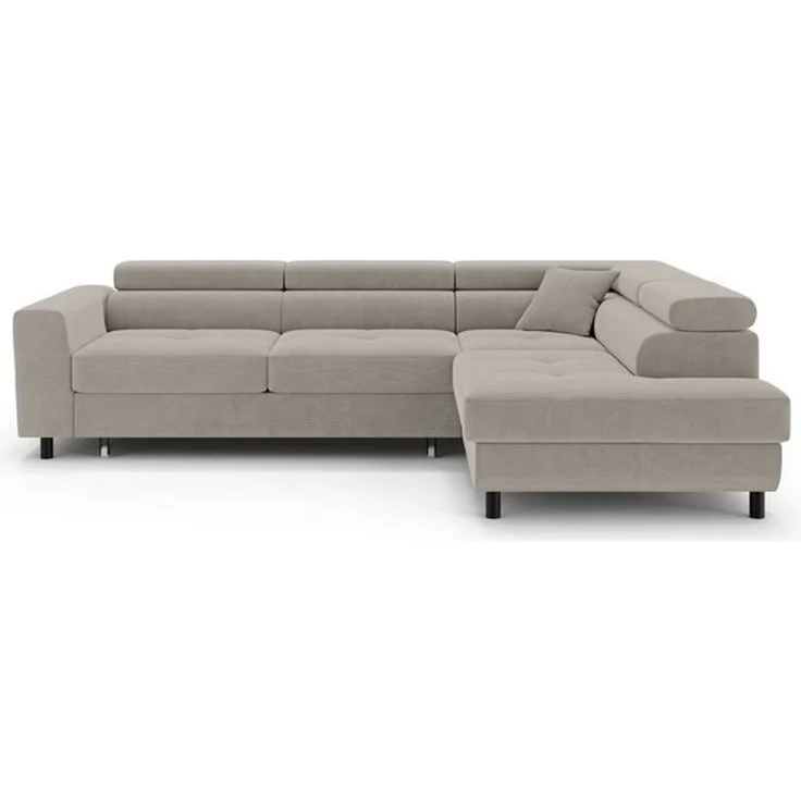 OTTO home Ecksofa AADEN Schlafsofa 254 cm - OTTO. Verlässliche Qualität, mit Bettfunktion, Bettkasten, Kopfstützen, rechts/links bestellbar – Bild 4