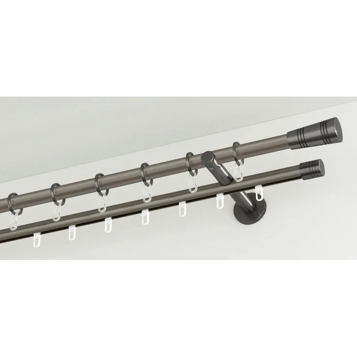 GARDINIA Gardinenstange Chicago, Ø 20 mm, Fixmaß, Metall, Serie Einzelprogramm Chicago Ø 20 mm – Bild 5