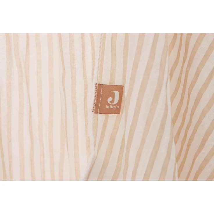 Jollein Stripe Moskitonetz - 245 cm - Oatmeal/Haze – Bild 2