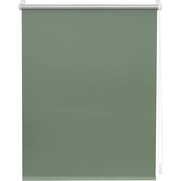 Lichtblick Thermo-Rollo Vancouver Salbei Verdunkelnd & Thermofunktion; Klemm- und schraubbar; Energiesparend, 150x90 cm (LxB) – Bild 1