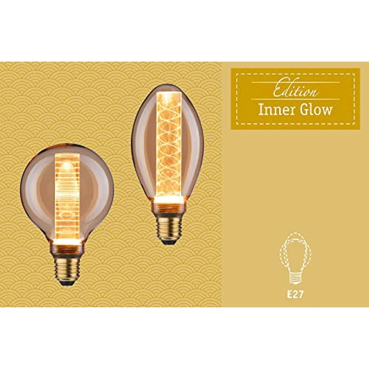 Paulmann LED-Lampe E27 3,5 W Helix, dekorative Leuchte mit 1.800 K warmem Licht und rauchgrauem Glas – Bild 6