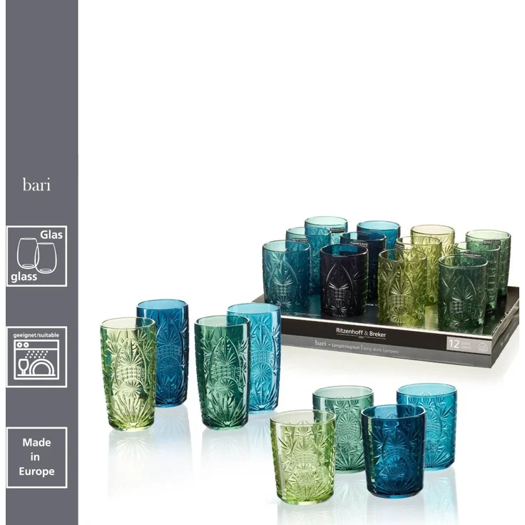 Ritzenhoff & Breker Bari Longdrinkglas 360 ml 12er Set – Bild 3