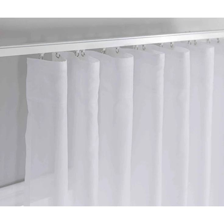 Gardinenbox Vorhang (3 St), Multifunktionsband, blickdicht, Cationic, 2 Vorhänge Leinenoptik, 1 Gardine Voile Batist 2025100-110S1 – Bild 1