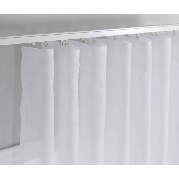 Gardinenbox Vorhang (3 St), Multifunktionsband, blickdicht, Cationic, 2 Vorhänge Leinenoptik, 1 Gardine Voile Batist 2025100-110S1