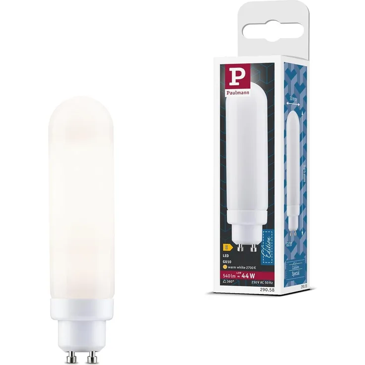 Paulmann LED-Leuchtmittel Deco Pipe 4,9W 230V Satin 2700K, Warmweiß