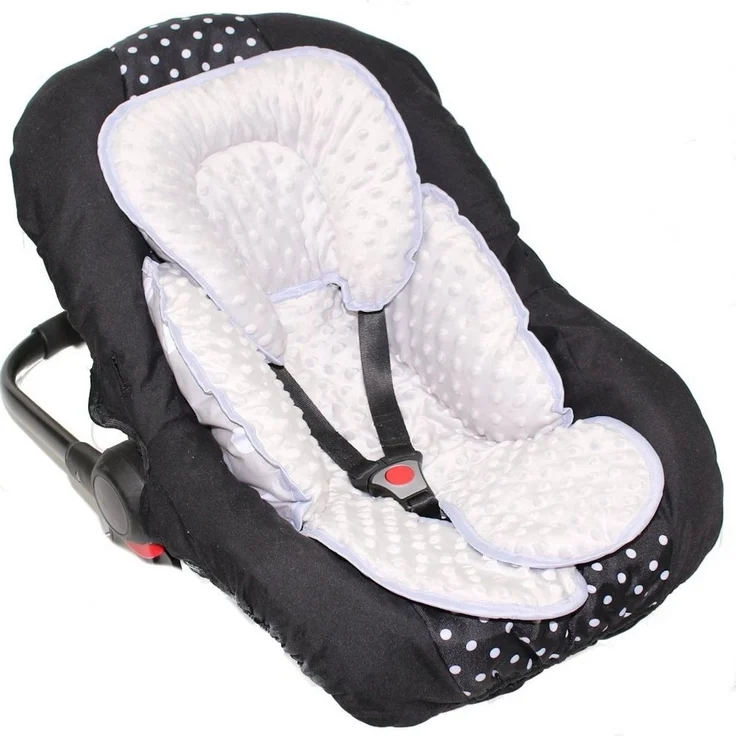 Primawela Sitzverkleinerer Sitzverkleinerer MINKY Einlage Baby Kind für Auto Babyschale Einsatz – Bild 2