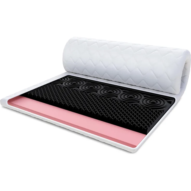 Topper 160x200 cm Matratzenauflage mit HR-Schaum Visco 7 cm Schoner H3