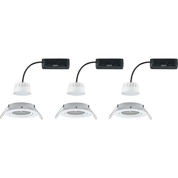 Paulmann 92433 LED Einbauleuchte Nova Coin 3er-Set Zigbee RGBW Weiß matt – Bild 8
