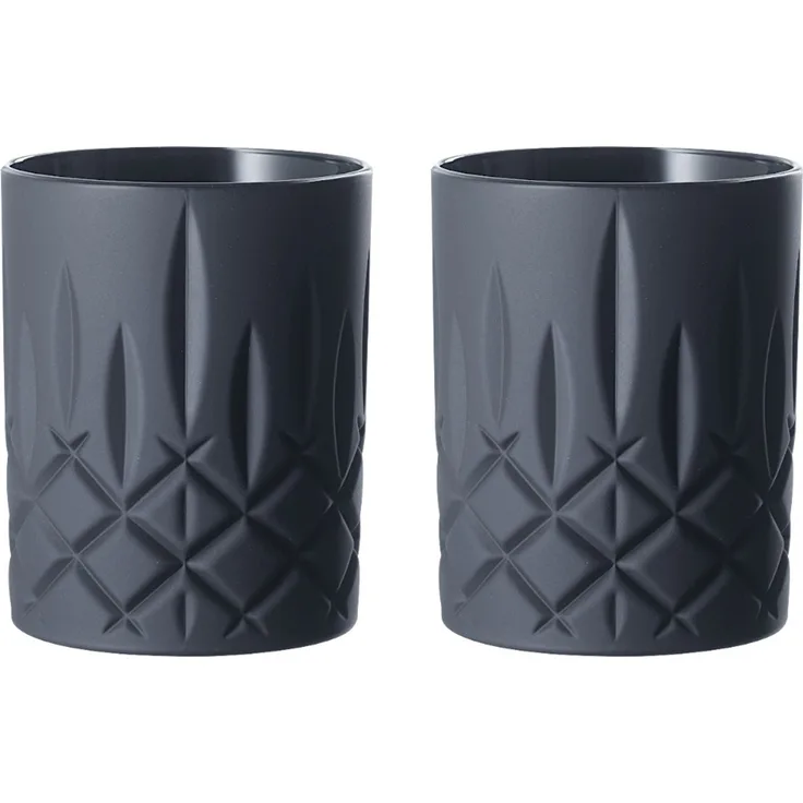NACHTMANN 105394 NOBLESSE Whisky Tumbler SCHWARZ 2er Set