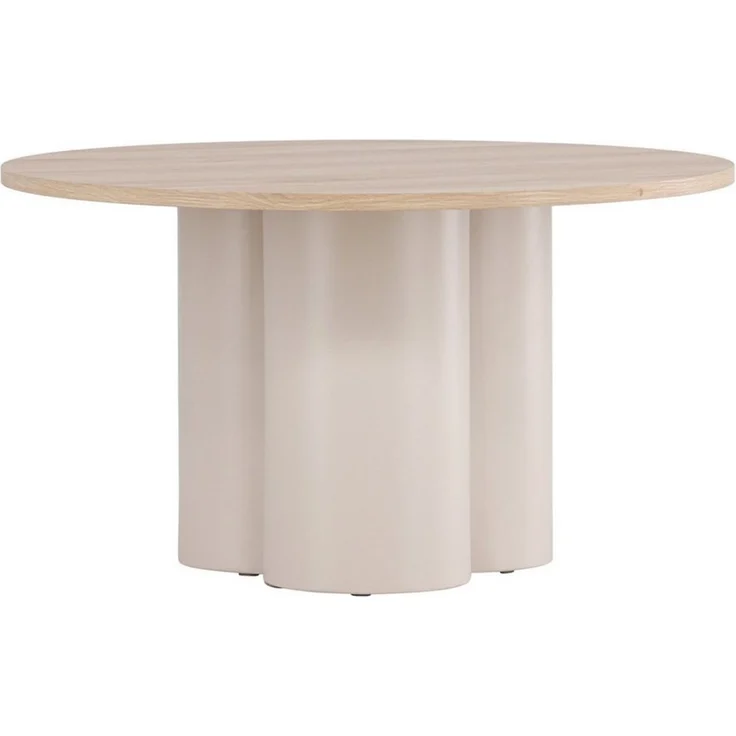 Venture Home Couchtisch Olivia, runder Couchtisch, modern & elegant, Ø 80 cm, Sofatisch, MDF, rund, sanft geformt, anspruchsvoll, klar – Bild 2
