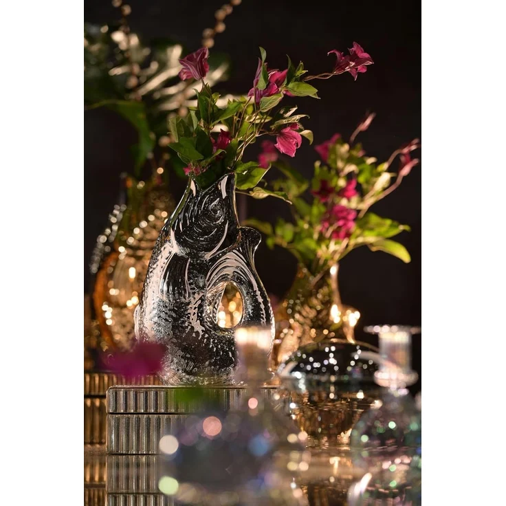 Gift Company Monsieur Carafon Fisch Vase XS gold 0,2 Liter – Bild 5