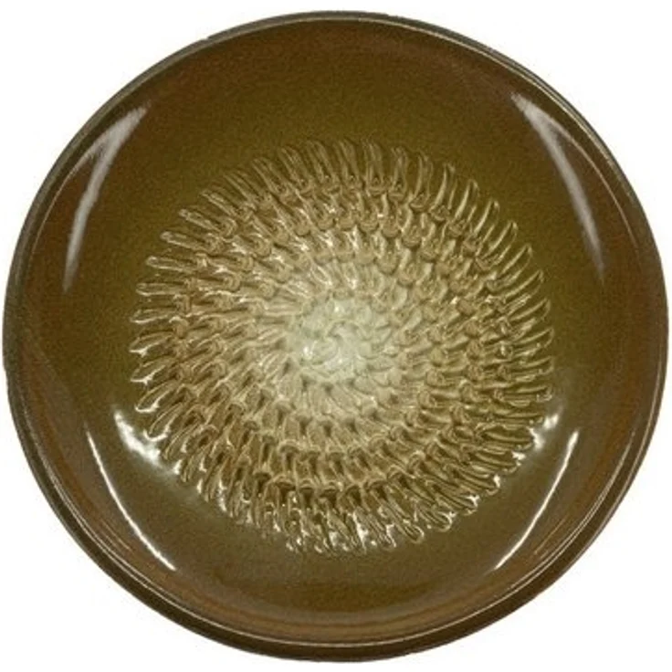 Kaladia Multireibe Reibeteller in Braun, Keramik, handbemalte Küchenreibe - Made in Spain – Bild 2