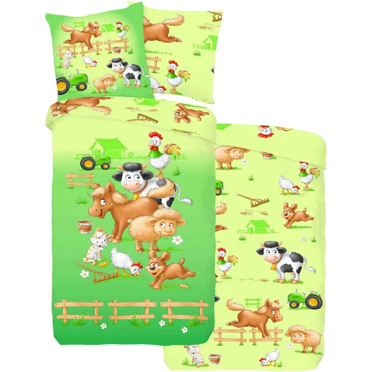 Farm Bettwäsche Digitaldruck ESPiCO Sleep and Dream 135 x 200 + 80 x 80 cm – Bild 2
