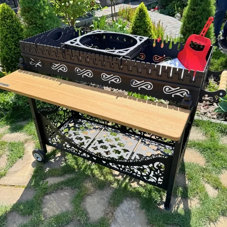 Garten Mangal Armada 2 für 20 Spieße in Schwarz – Bild 1