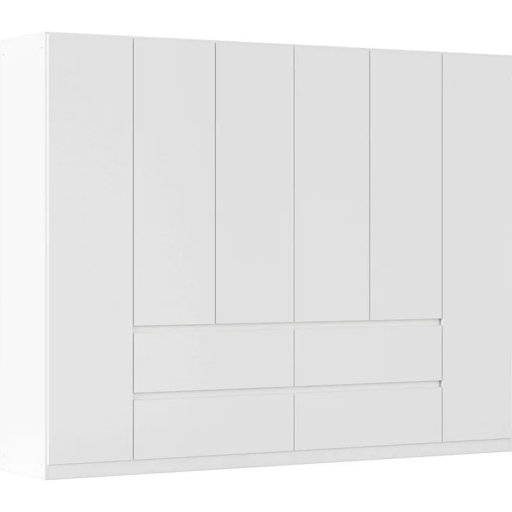 rauch Kleiderschrank Mehrzweckschrank Aktenschrank Mietswohnung Garderobe MAINZ 271cm breit (3 verschiedene Ausstattungen BASIC/CLASSIC/PREMIUM (inkl. SOFT-CLOSE) grifflose Front, Außentüren mit Push-to-Open Funktion MADE IN GERMANY
