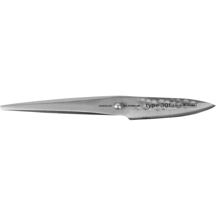CHROMA Officemesser mit Hammerschlag, Stahl silber, Klingenlänge 7,7 cm